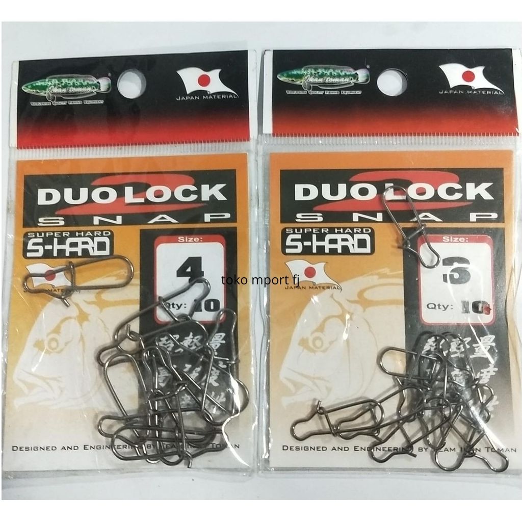 Duo Lock Snap Fishing Ikan Toman / Nice Snap Ikan Toman - Fishing Hooks - japan - Kail Ikan Duo Lock