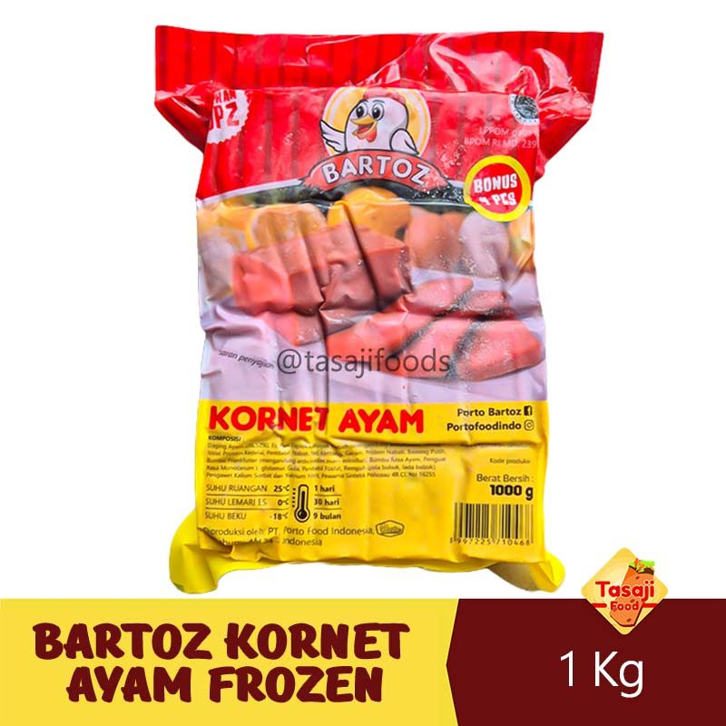 Bartoz Kornet Ayam Frozen 1 Kg - Grosir
