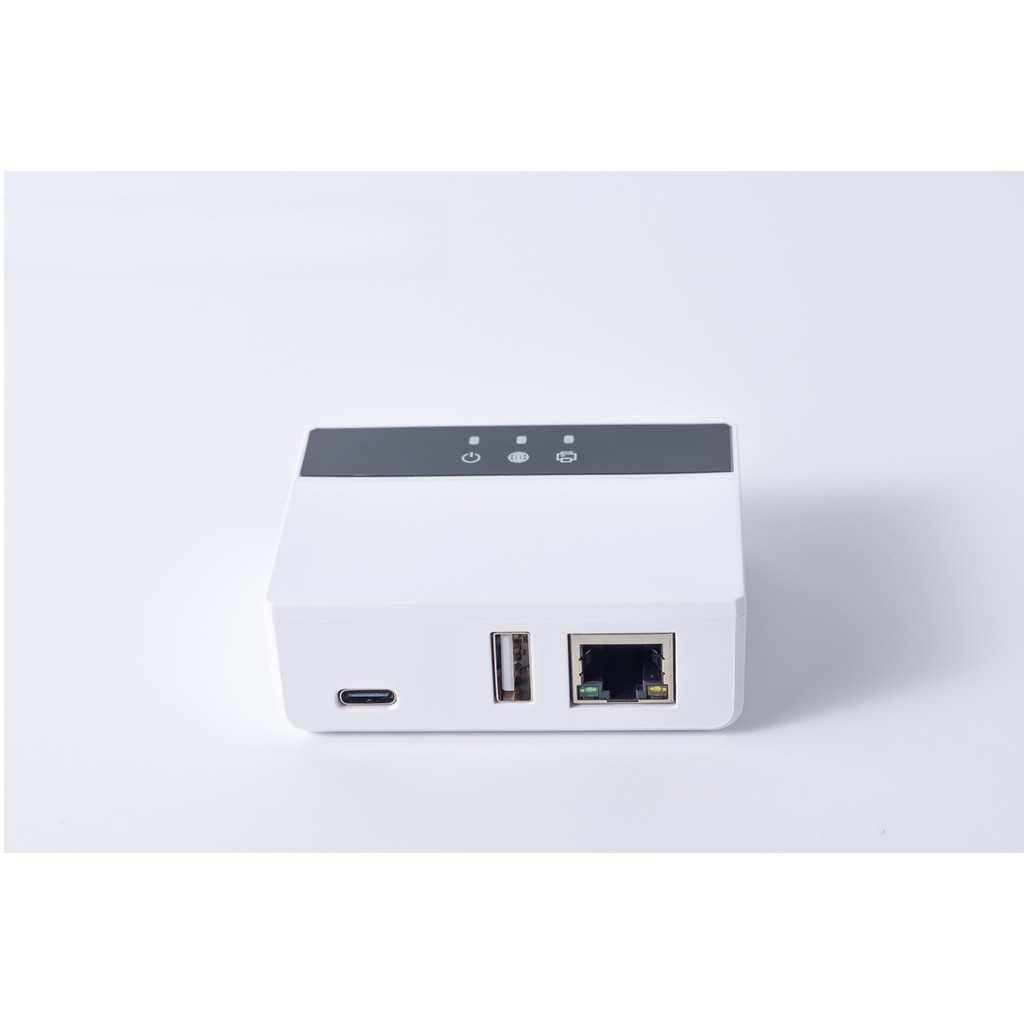 WiFi Ethernet Bluetooth Print Server, Transform Your USB Printer into a Wireless Printer.