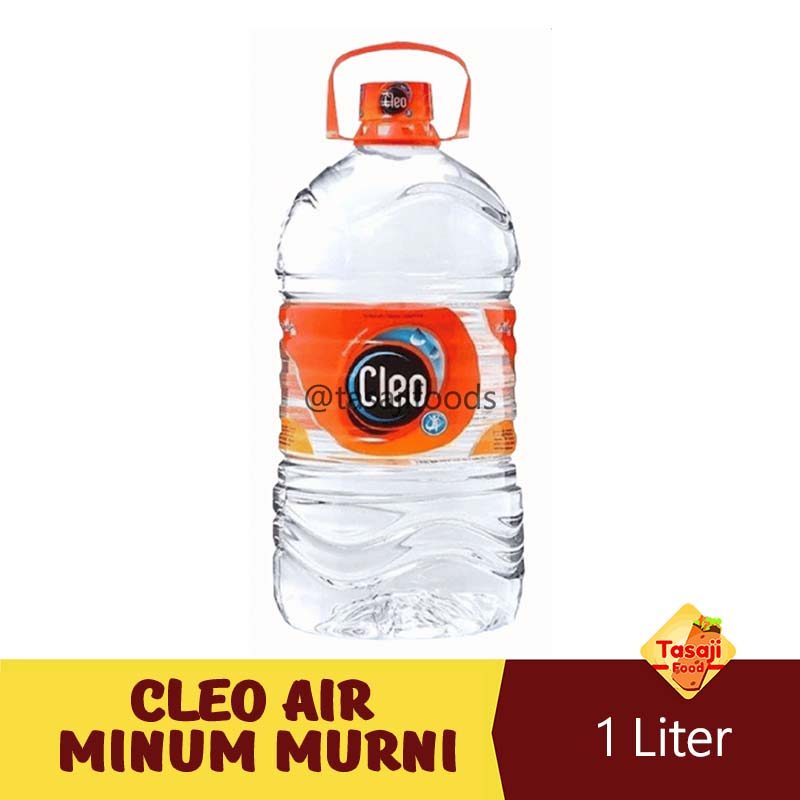 Cleo Air Minum Murni 1 Liter Galon Kecil Kulakan