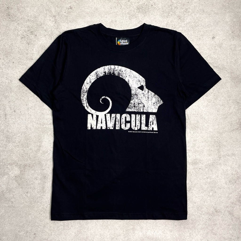 [COD] Navicula - Distressed Logo | Tshirt Black Original Merchandise