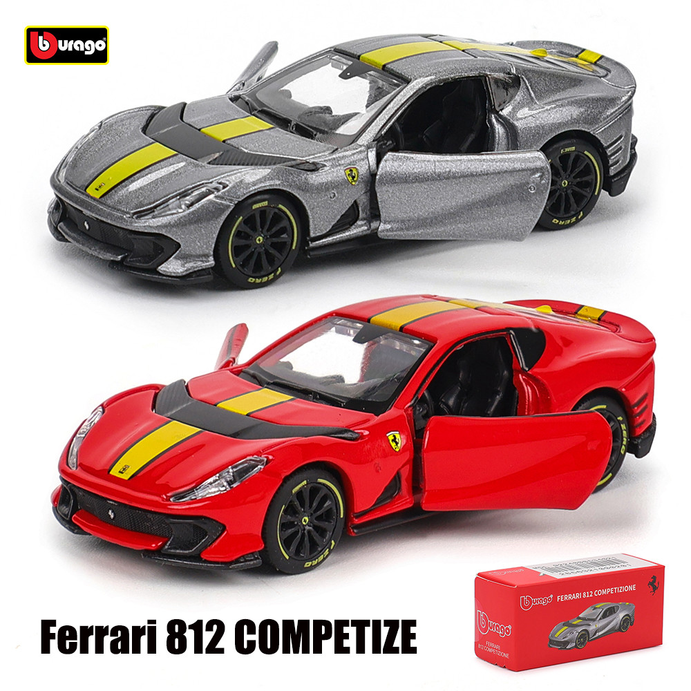 Bburago 1: 64 Ferrari 812 COMPETIZIONE SP3 SP1 SF90 488 458 ENZO F40 599 F12 alloy car e-casting mod
