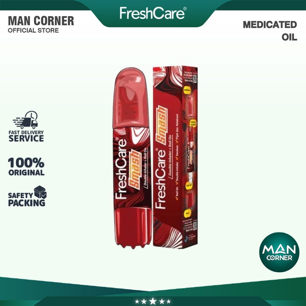 Freshcare Smash, Minyak Angin Aromatherapy 4 in 1 | Man Corner