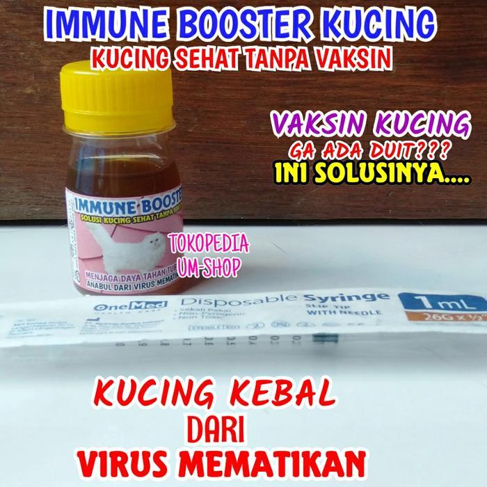 (Mitra ID.Store) Immune Booster Cat Kucing Tanpa Vaksin Imun Booster Vitamin Murah