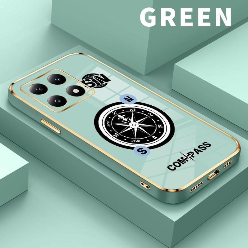 Case Hp Xiaomi 14T 12 11 Lite 5G NE 11T 12T Pro 13 MI 14 Mi 10T Ultra 11X 11i 2021 Dingin Kompas Thi