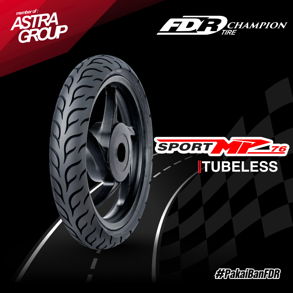 FDR TL SPORT MP-76 Ring 14 dan 17 Ban Motor Tubeless