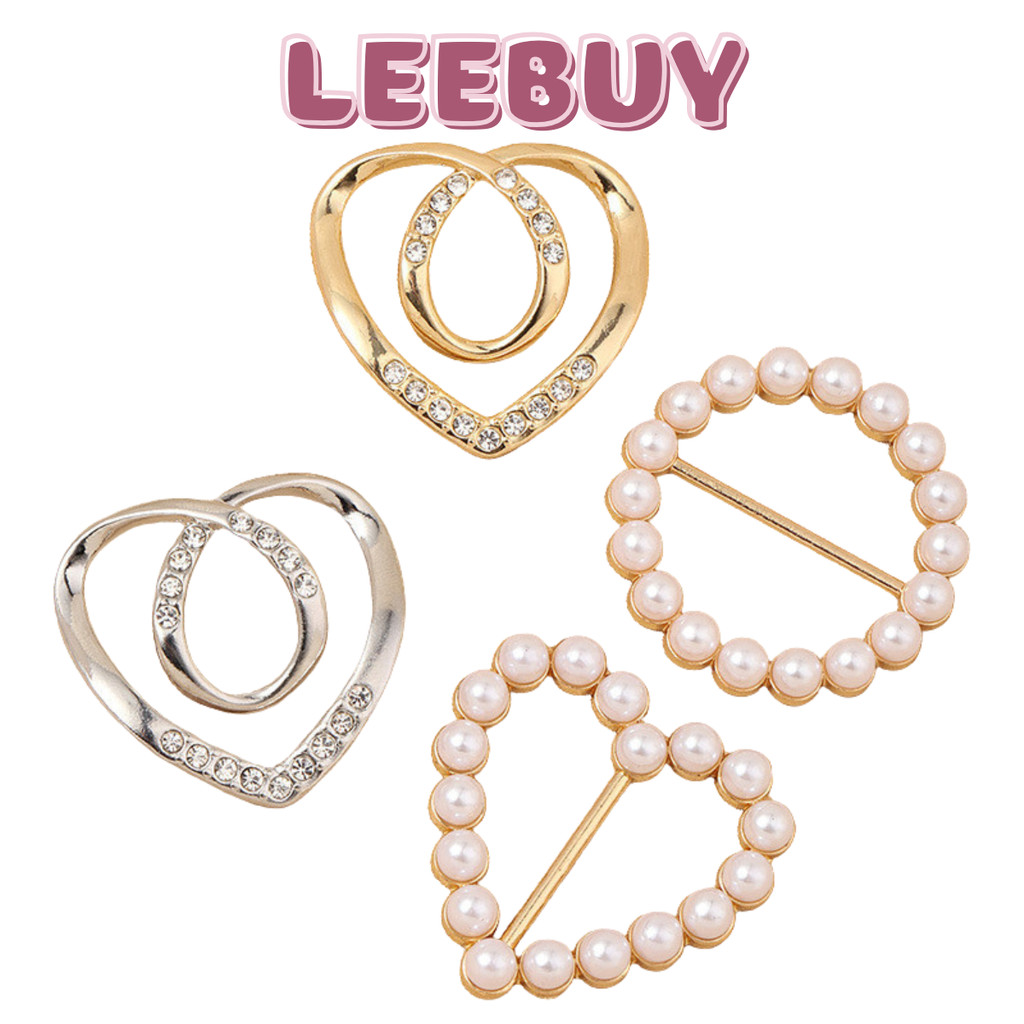 LEEBUY - Ring H982 Bros Mutiara Pin Hijab Aksesoris Gesper Ring Rok Lilit Aksesoris Fashion Kebaya M