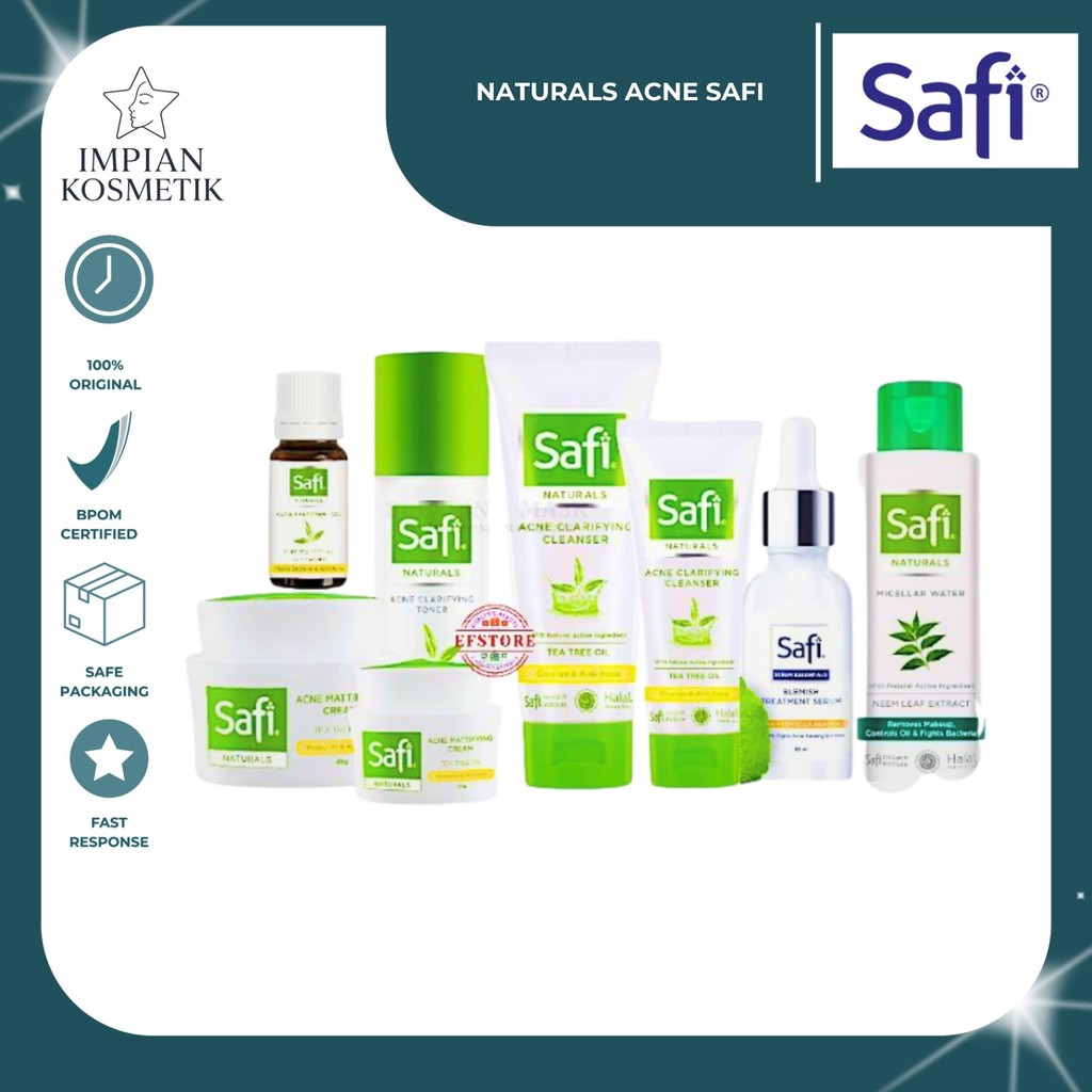 IMPIAN KOSMETIK SAFI WHITE NATURALS ACNE SERIES
