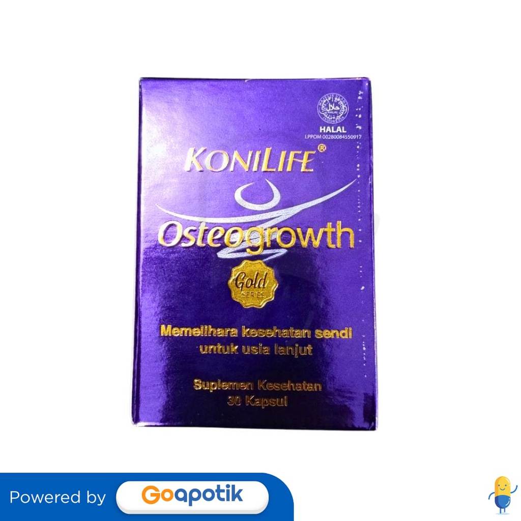 Konilife Osteogrowth Botol 30 Kapsul