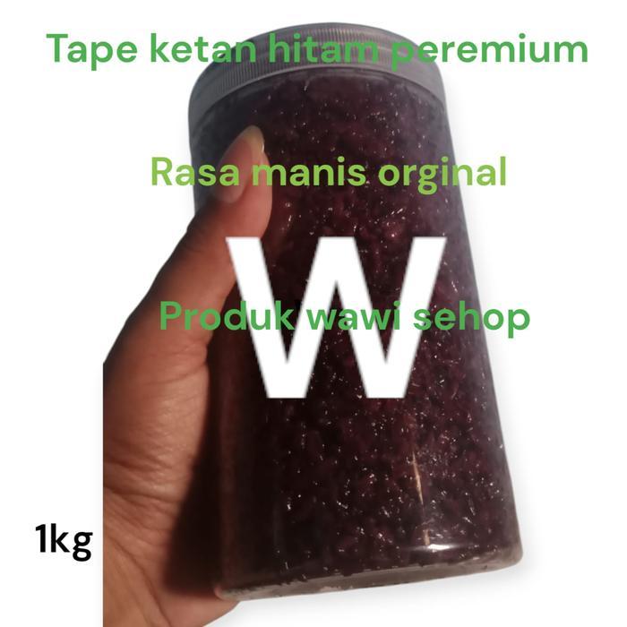 tape ketan hitam rasa manis orginal 1kg