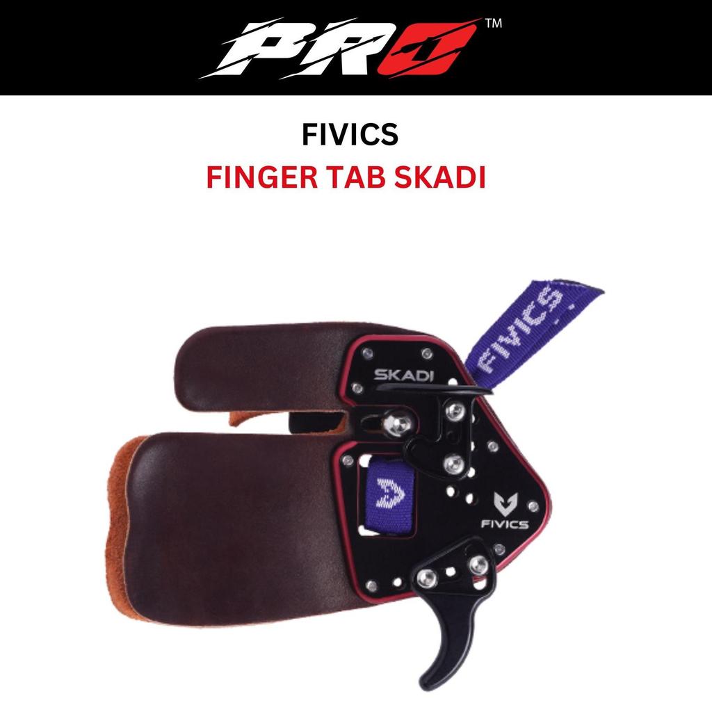 FIVICS FINGER TAB SKADI | FINGERTAB PELINDUNG JARI BUSUR PANAHAN | TAB CORDOVAN RECURVE / STANDAR BO
