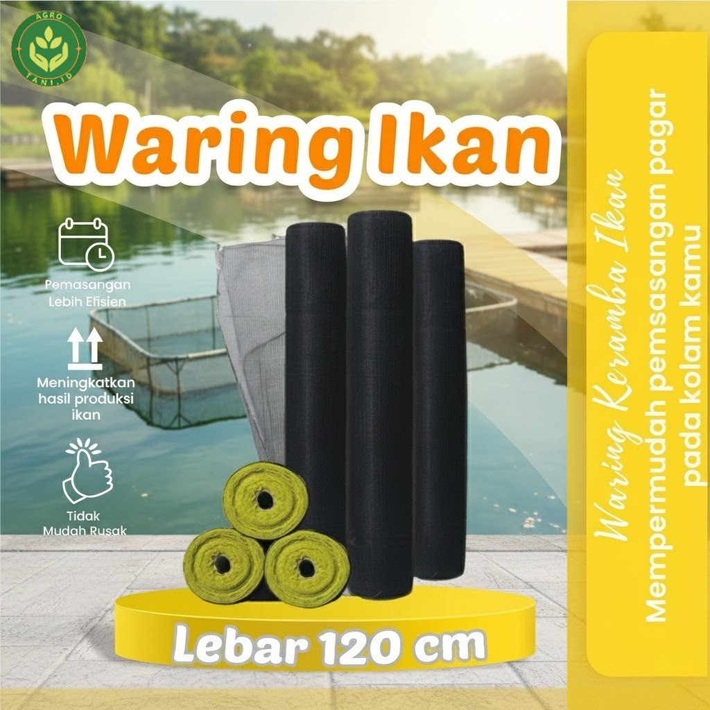 Jaring Waring lebar 120 cm - Jaring Ikan jaring kebun