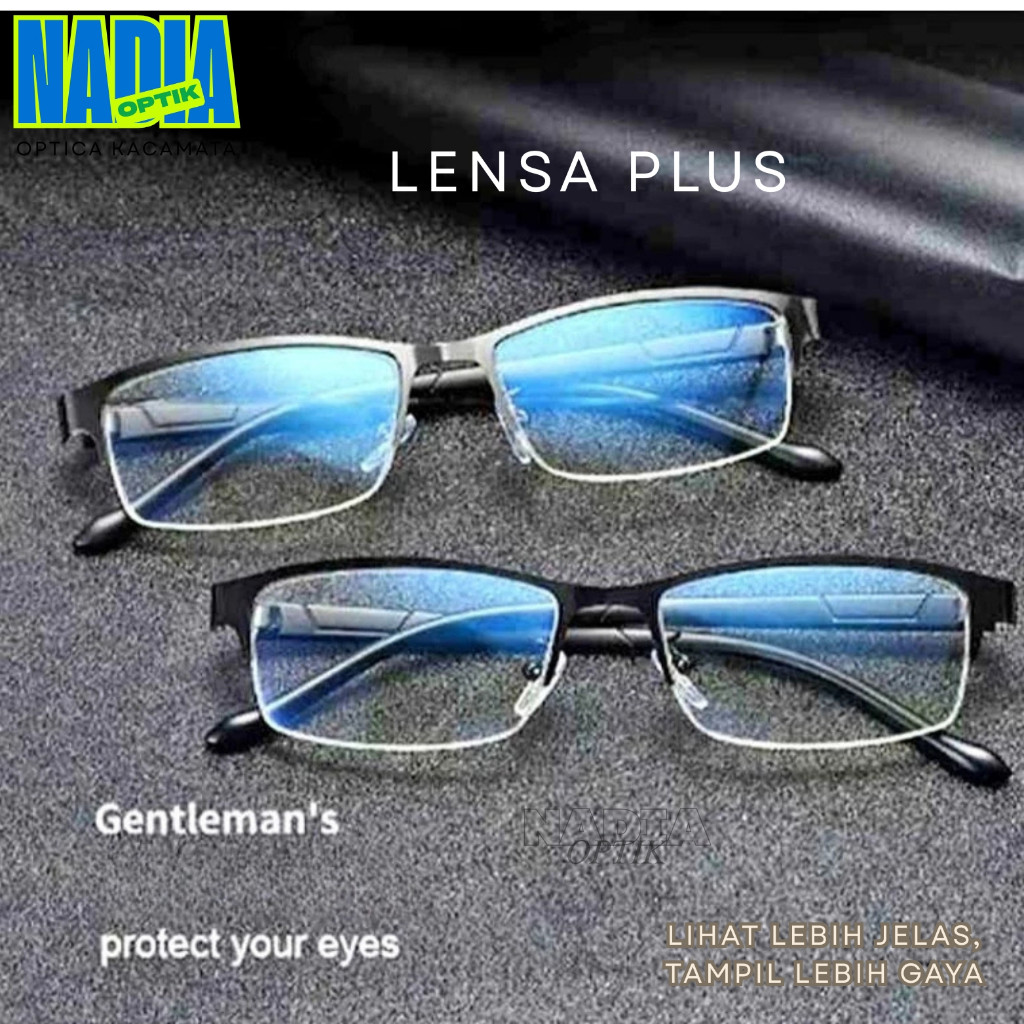 KACAMATA BACA PLUS SUPER FOKUS Lensa Anti Radiasi Untuk Pria Dan Wanita Terbaru - OPTIK RARA