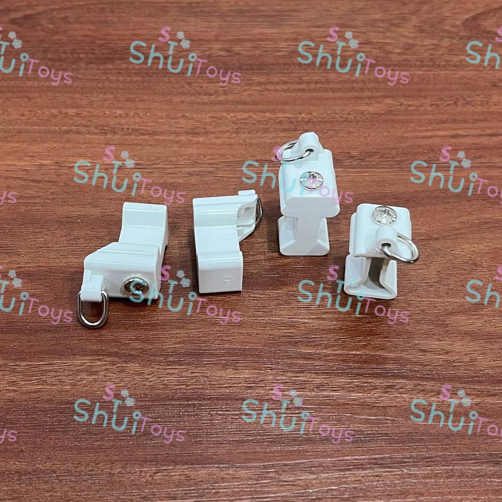 (1pcs) Tutup Rel Flexibel/Tutup Rel Lengkung Elastis/EndCup Rel Lengkung Elastis/Tutup Rel Gorden Le