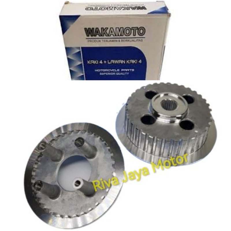 Kaki 4 + Lawan Rumah Kopling Megapro New Monoshock Verza Crf 150 Mega Pro Mono Versa Kye Dudukan Mot