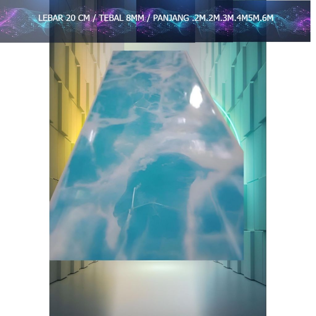 plafon pvc 6 meter 1 dus    ‎ ‎ ‎ ‎