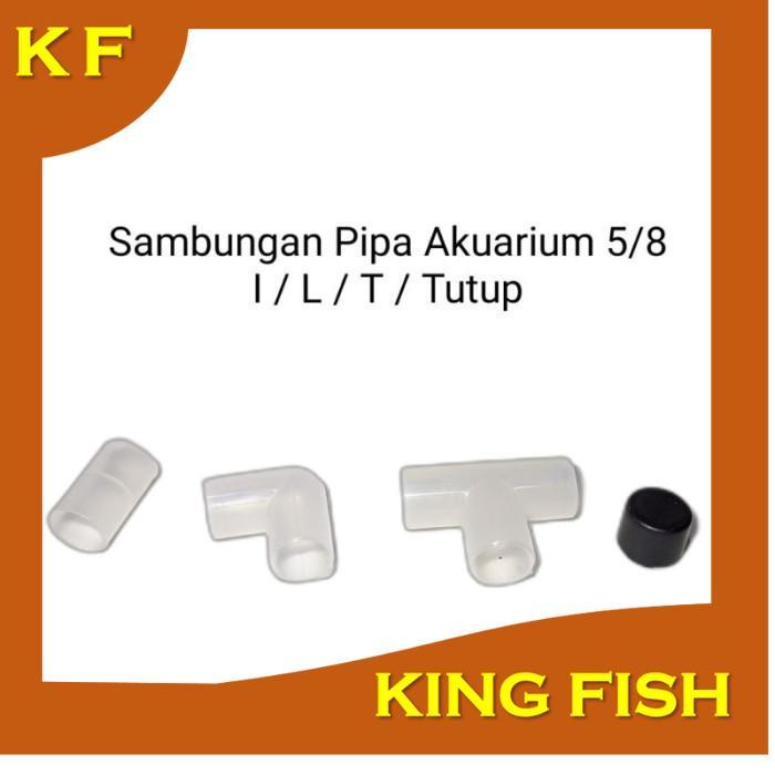 SAMBUNGAN PIPA AQUARIUM 1 PCS TIPE L T MIN TUTUP PIPA sambungan pipa aquarium