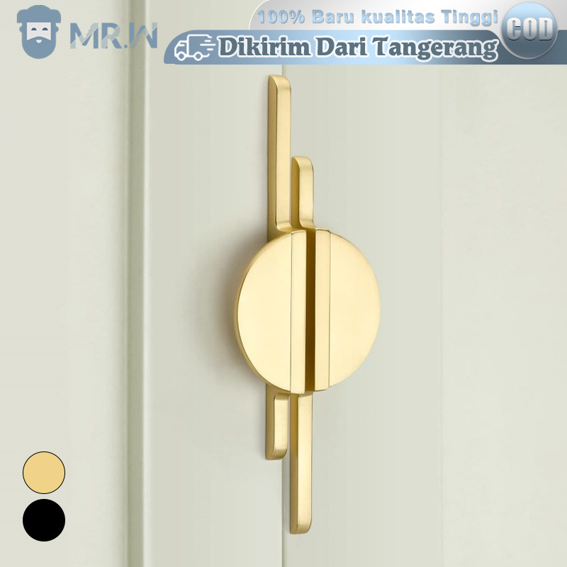 Gold Handle Lemari Panjang 20cm 30cm Tarikan Lemari Gagang Pintu Lemari Panjang