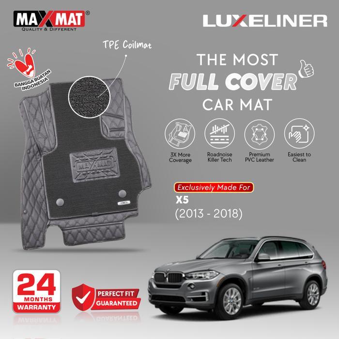 Otoproject - Karpet Mobil BMW X5 2013 - 2018 AT Luxeliner | Maxmat 7D - DIAMOND BLACK, CARGO ONLY
