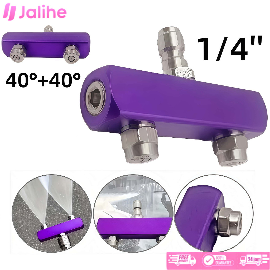 Dual Nozzle High Pressure Washer 1/4" Spray Tip