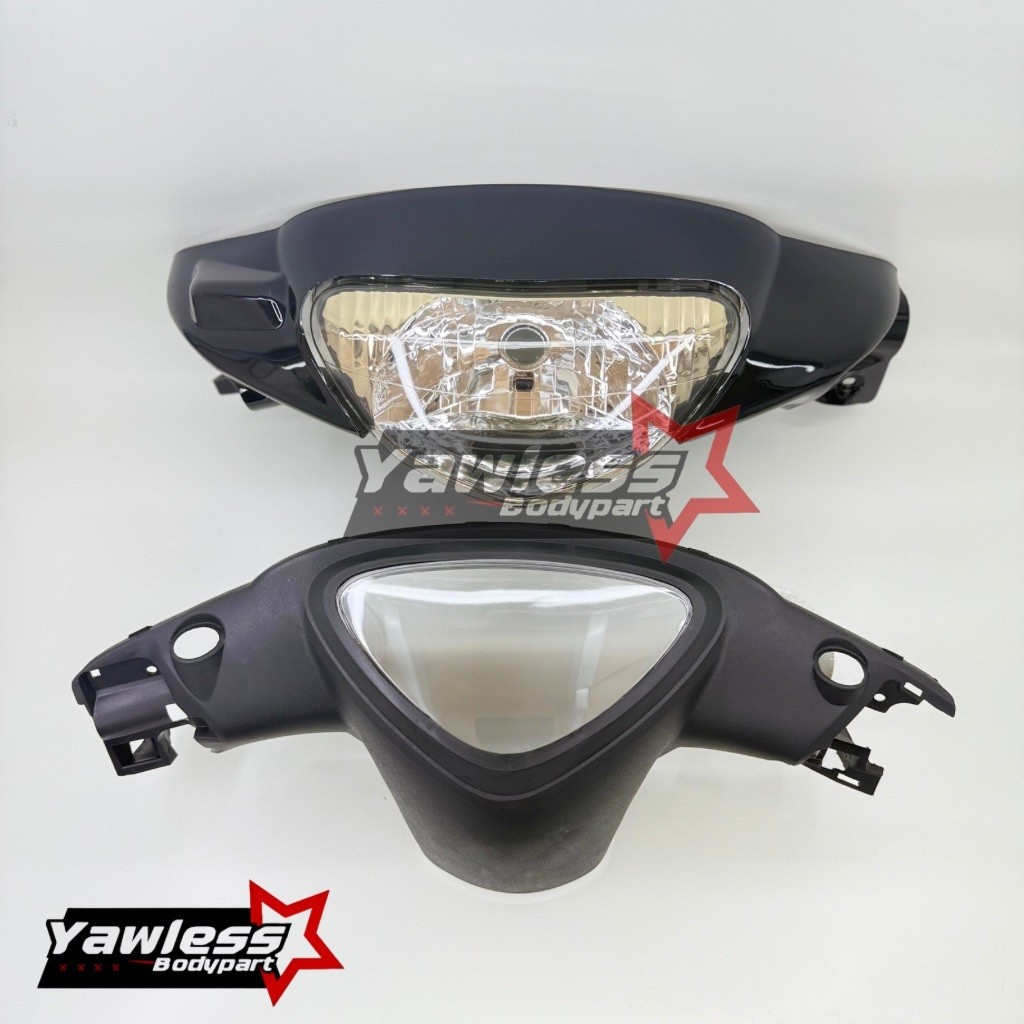 Batok Depan Mio Sporty Hitam Tahun 2003 / Totok Mio Sporty Hitam + Mika Speedometer