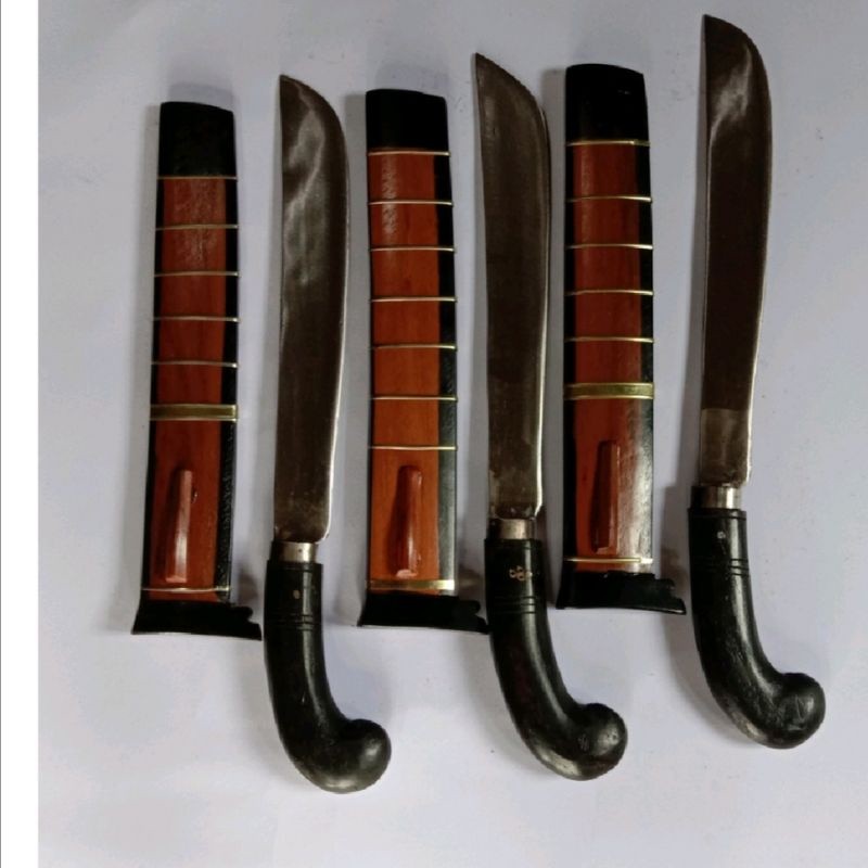 Perkakas berkebun Perkakas Tukang Pisau Besar Golok polet Baja Polet untuk Memotong Bambu dan Kayu f