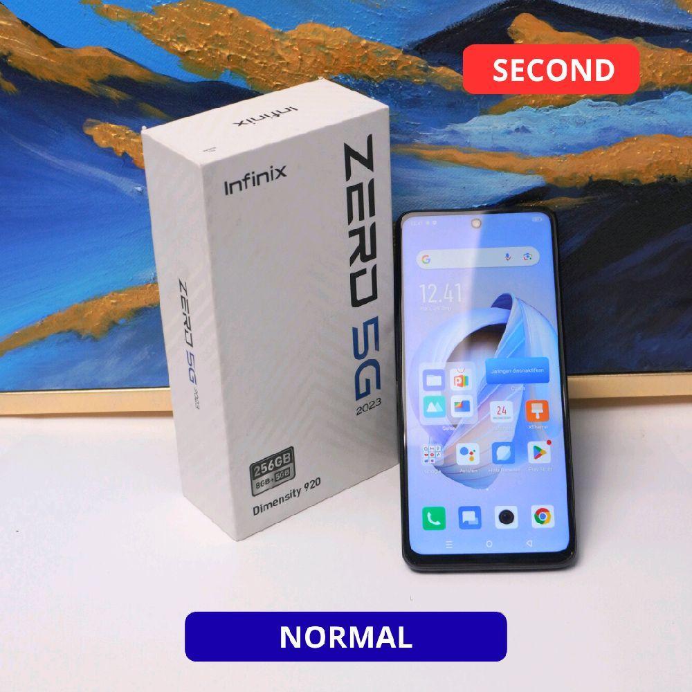 INFINIX ZERO 2023 8/256 GB (5G) HP SECOND ORIGINAL SINAR MUTIARA CELL