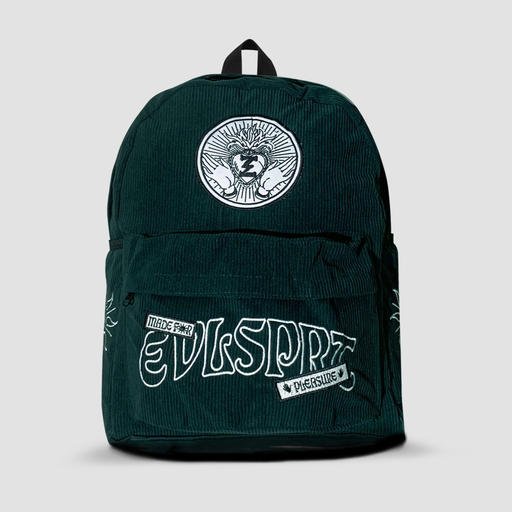 Evilspirit Tas Backpack Chiesa Green Corduroy