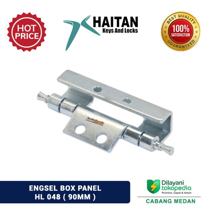 Engsel Box Panel HL 048 ( 90mm ) Stainless Haitan - MDN