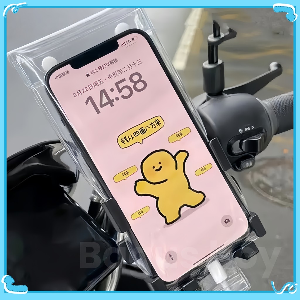 Bagus boy Aman Anti Air Phone Holder Tas Motor Holder Tas Gantung Untuk Motor Anti Air/Hp Waterproof