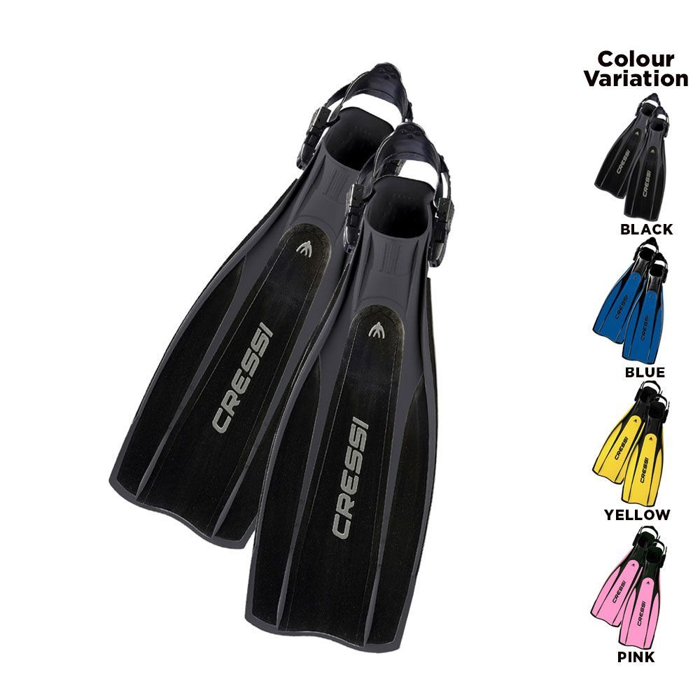 Fin Open Heel Cressi Pro Light – Lighter Proven Reliability / Fin Scuba Diving / Fin Cressi Snorklin