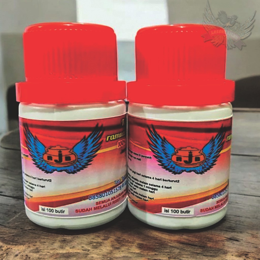 JAMU RJB ORIGINAL MERPATI PIL RJB JAMU HERBAL MERPATI DOPING BURUNG MERPATI BALAP GIRING KEKET ISI 1