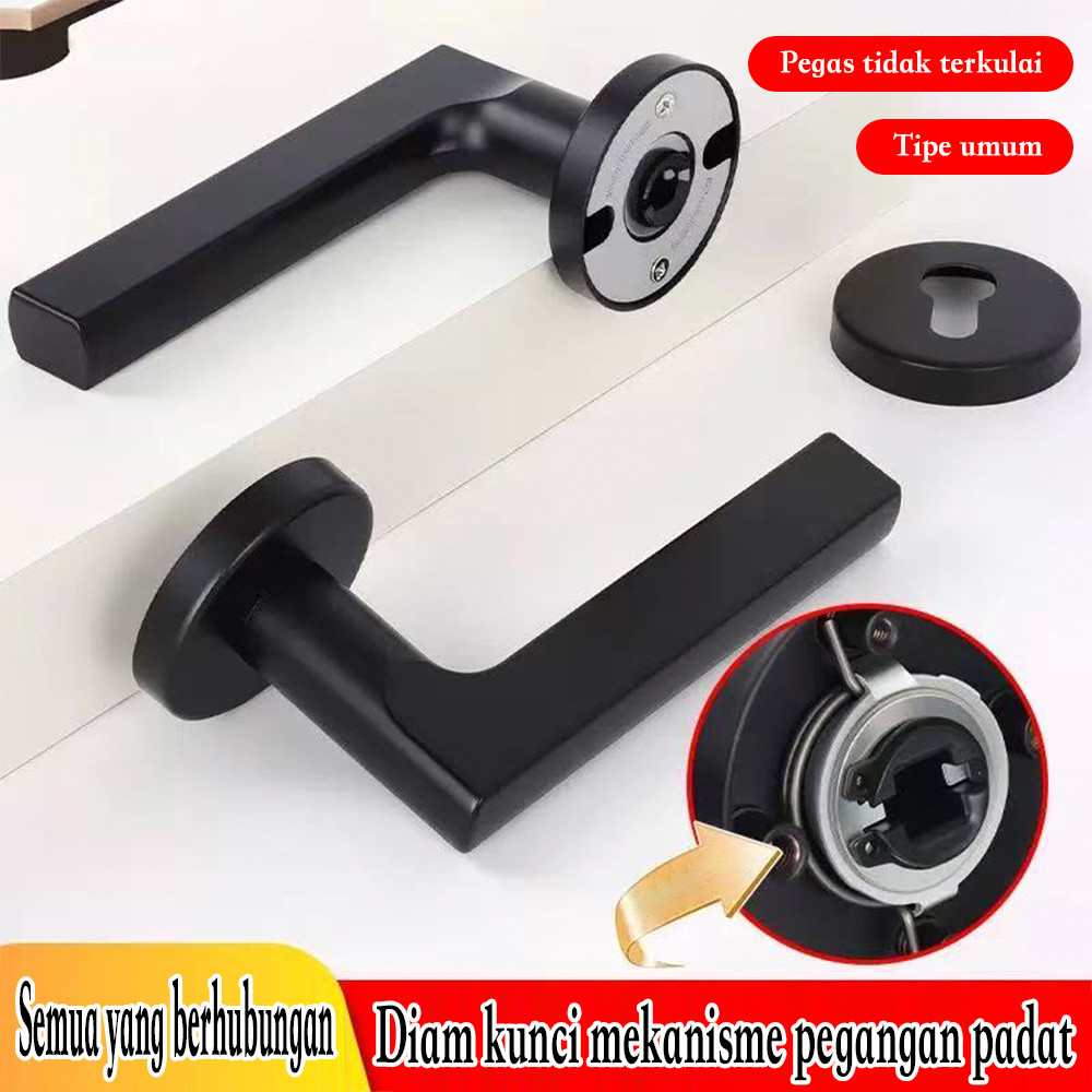 Kunci Baja Tahan Karat Kunci Pintu Dapat Disesuaikan Rumah Tangga Universal Dalam Ruangan Kamar Tidu