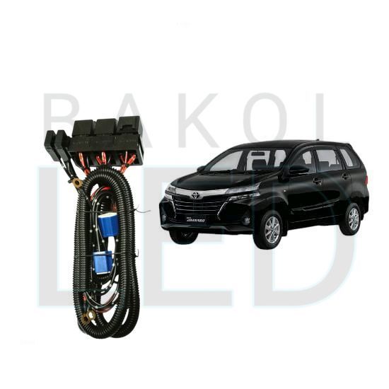 Relay Set Lampu Utama LED H4  Mobil Toyota Grand New Avanza Veloz BL