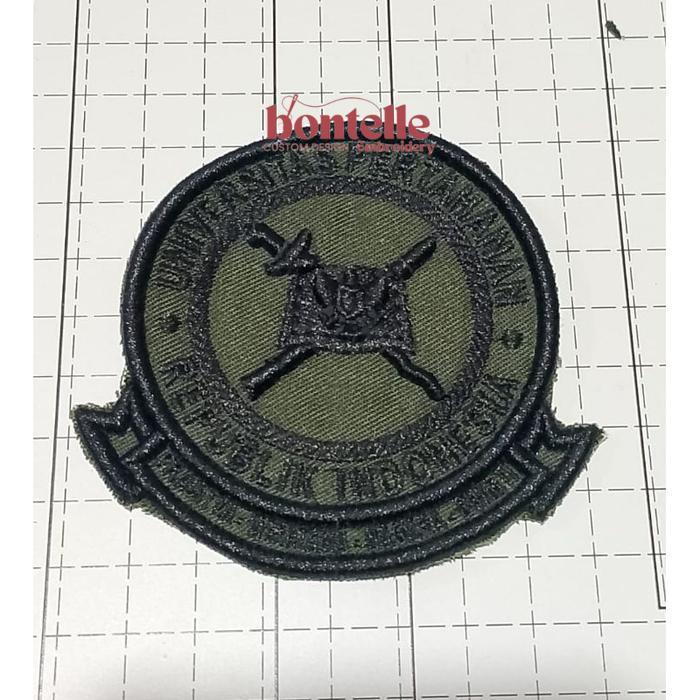 Bontelle bordir atribut unhan timbul 3d - bed unhan – Bordir Timbul Premium Jahit Rapi