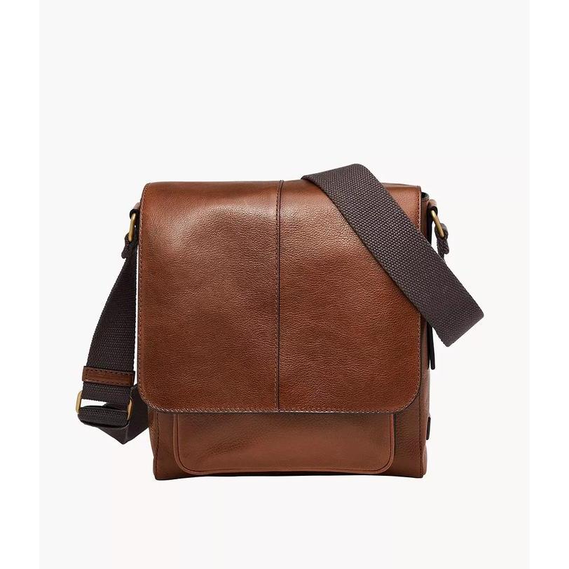 Fossil Kayden Courier Brown Tas Selempang Pria SBG1324-201