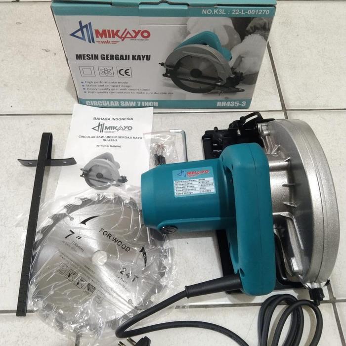 RYU Mesin Belah Potong Kayu YUKIDO Sirkel AB-7CR Bergaransi Resmi MIKAYO Circular Saw Power Tool Jap