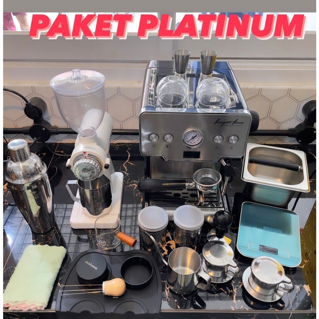 MESIN KOPI FERRATI FERRO 3605 PAKET LENGKAP / PAKET MESIN COFFEE SHOP