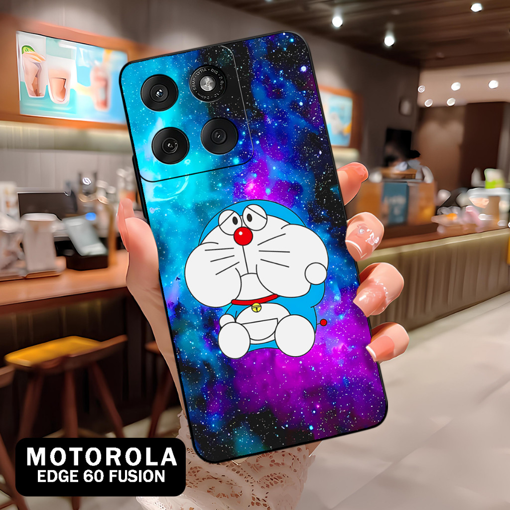 ( BT 24 ) Softcase Silikon hp Motorola Edge 60 Fusion l full karet lentur Untuk  Camera l Silicone l