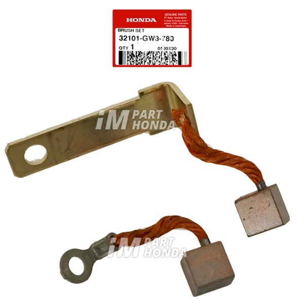 32101-GW3-780 Cool Arang Dinamo Stater Brush Set Blade Revo 110 Karbu Revo AT Matic Beat Scoopy Spac