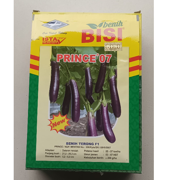 BENIH TERONG F1 PRINCE 07 10gram - Benih Terong Ungu PRINCE