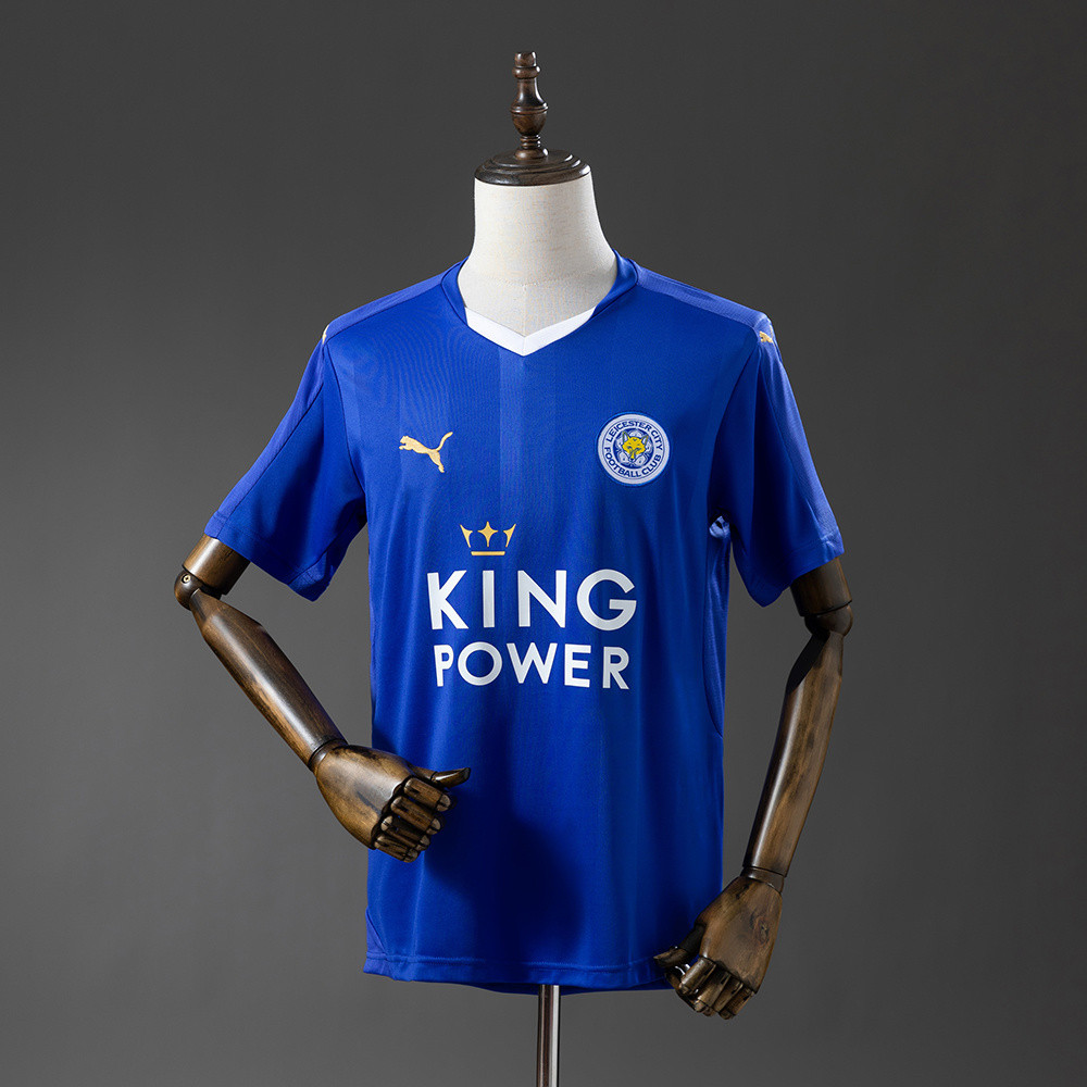 Jersey Leicester City 15/16 Home Retro T shirt pria