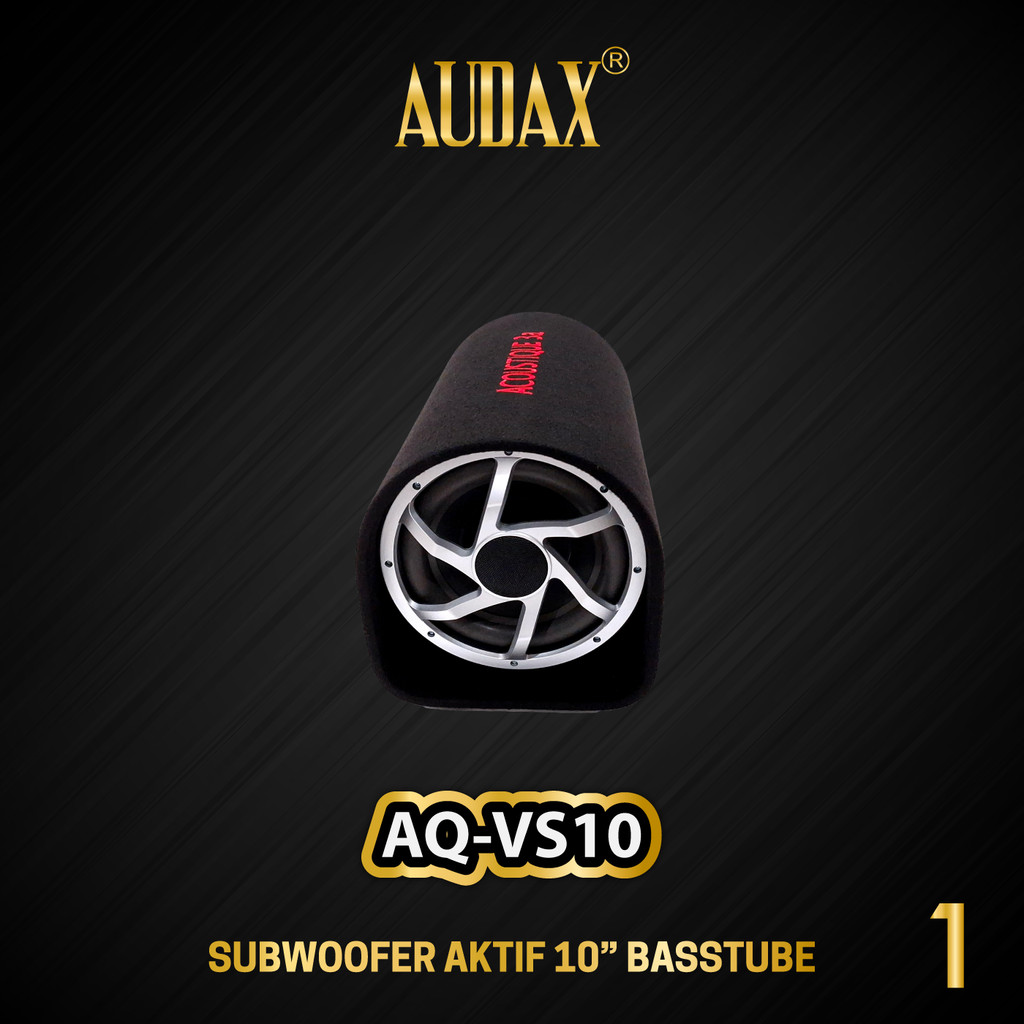 Audax - Speaker Aktif 10" AQ-VS10 SUBWOOFER AKTIF BASSTUBE