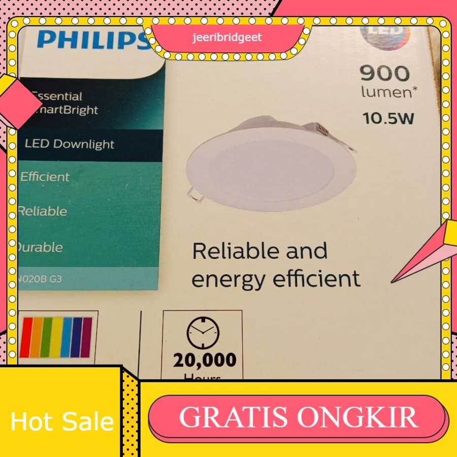 PHILIPS Downlight LED DN020B G3 10.5W 10 Watt
