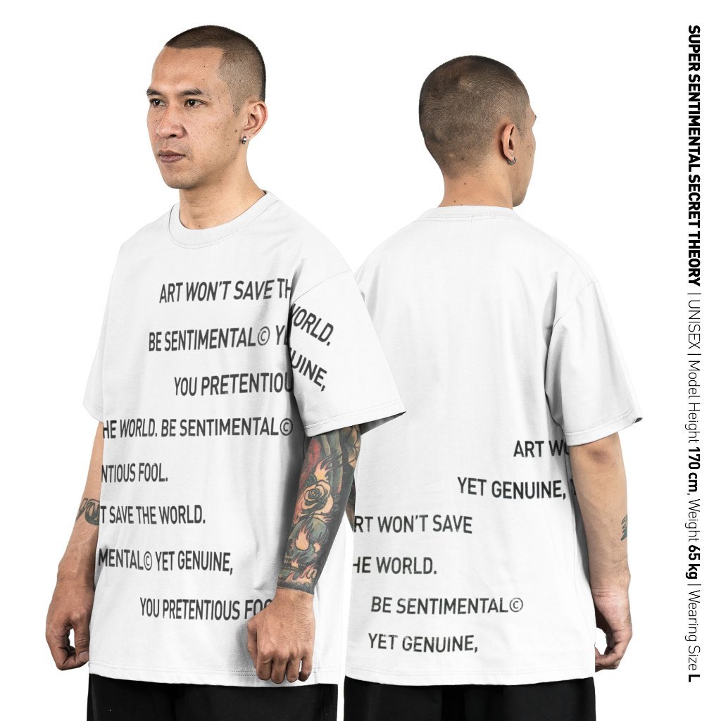COD SSST Save The World Heavyweight T-shirt Putih