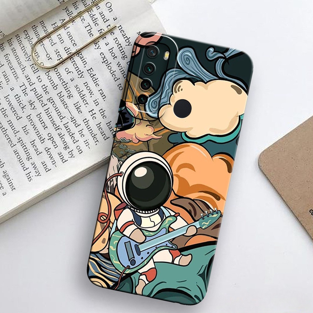 Case REDMI NOTE 8 -  - Casing REDMI NOTE 8 - Fashion Case - SPACE - Skin Handphone - Silikon REDMI N