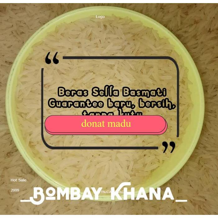 donat madu Beras Basmati India diimport Bulog