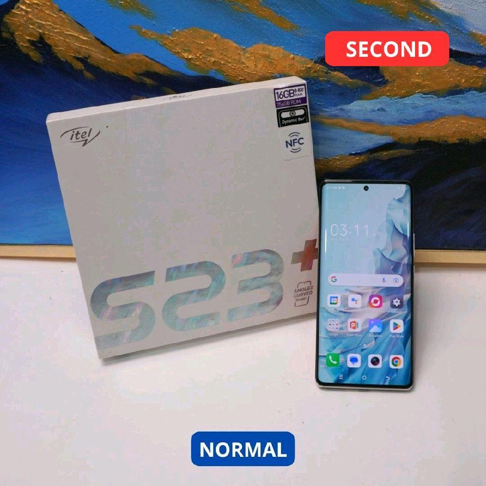 ITEL S23+ 8/256 GB HP SECOND ORIGINAL SINAR MUTIARA CELL