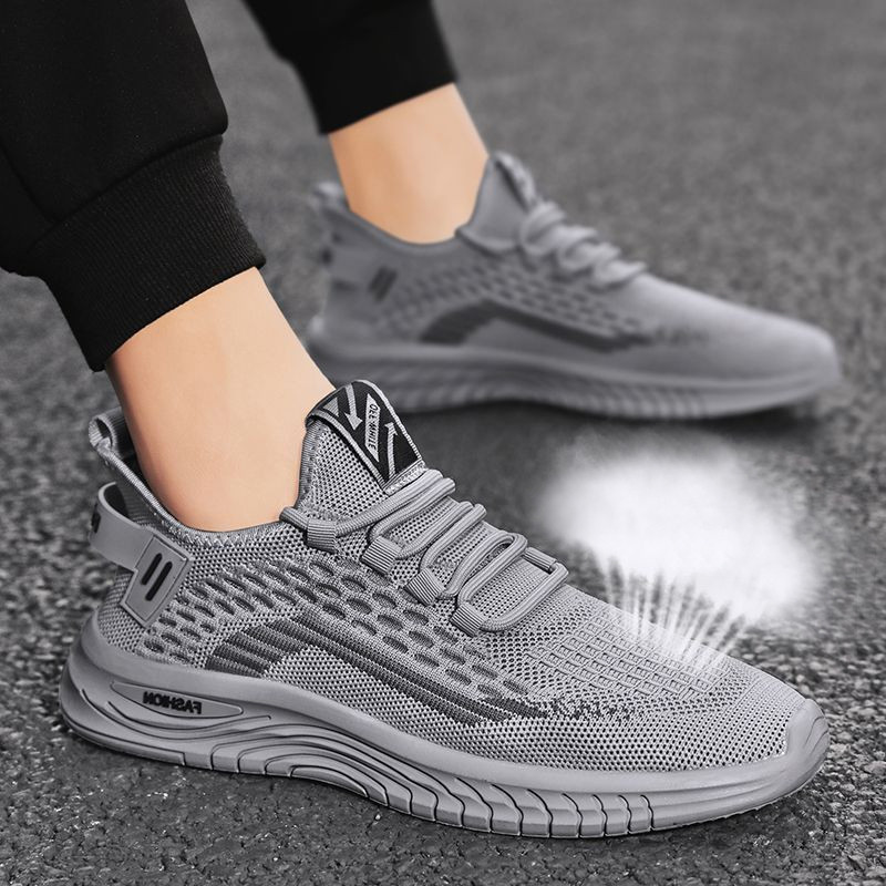 CA - Leedoo Sepatu Pria Sneakers Casual Running Sepatu Cowo Bahan Kain