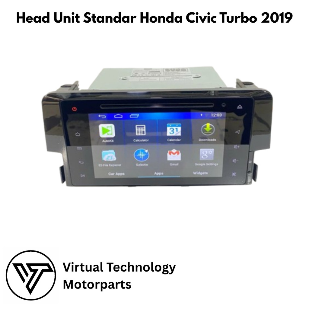 Head Unit Standar Honda Civic Turbo 2019